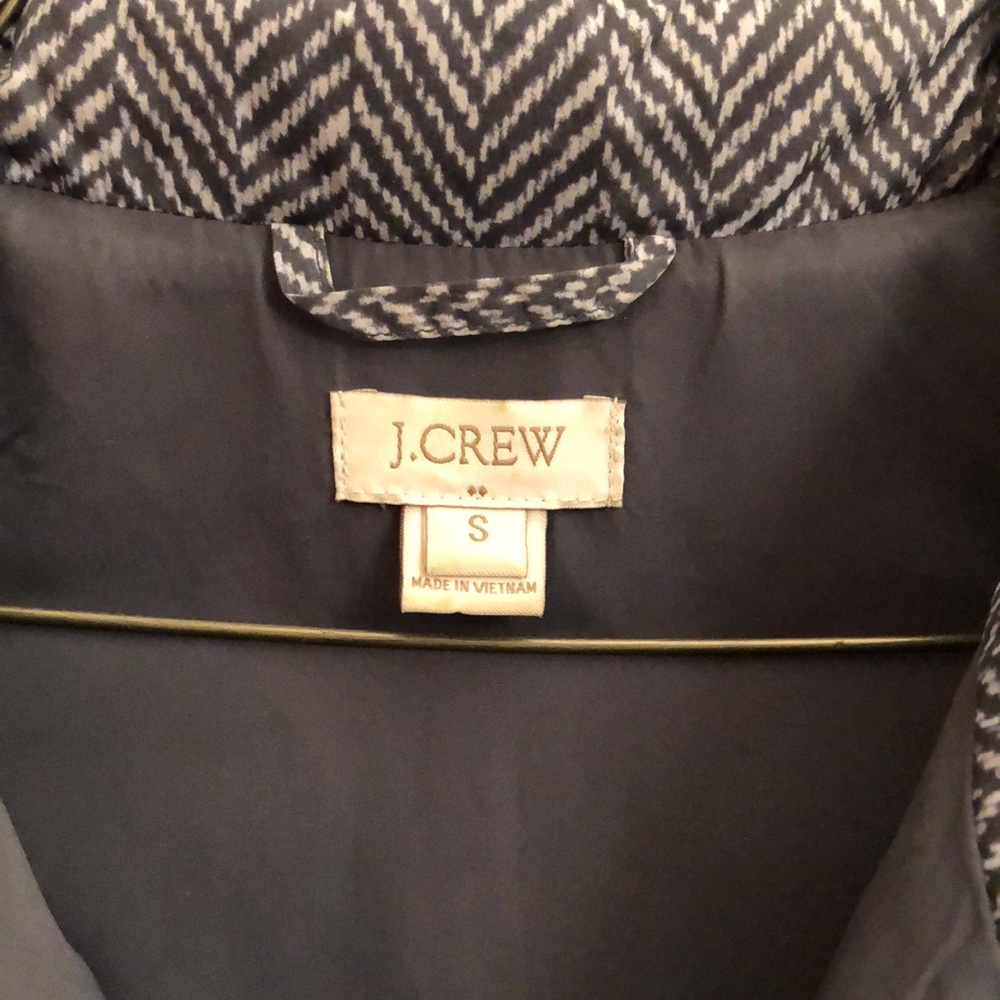 J.Crew Factory Herringbone Puffer Vest View 2